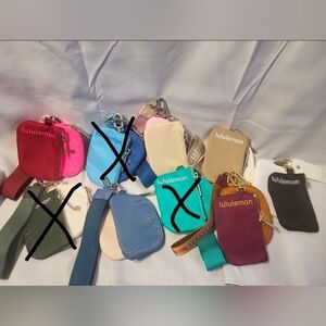 lululemon athletica Vibrant Dual Pouch Wristlet * Selecting One*